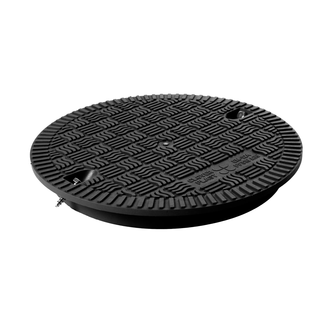 Black Polymer Manhole Cover - 305 mm Internal, 1.5 T Load, UV Resistant - A15 Standard