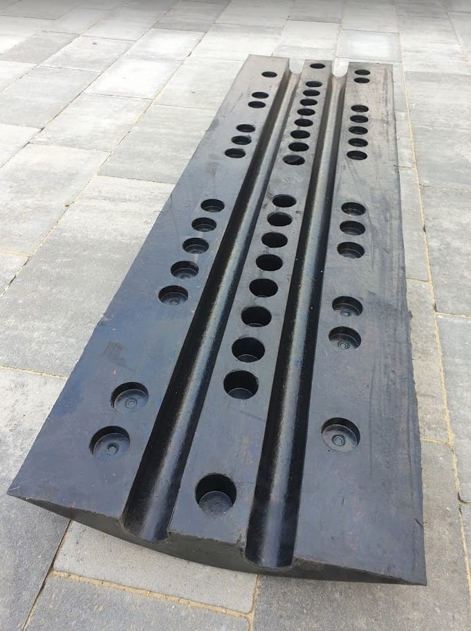 2 Channel Ramp Two-Channel Cable Ramp - Heavy Duty 100 cm - NK-2S