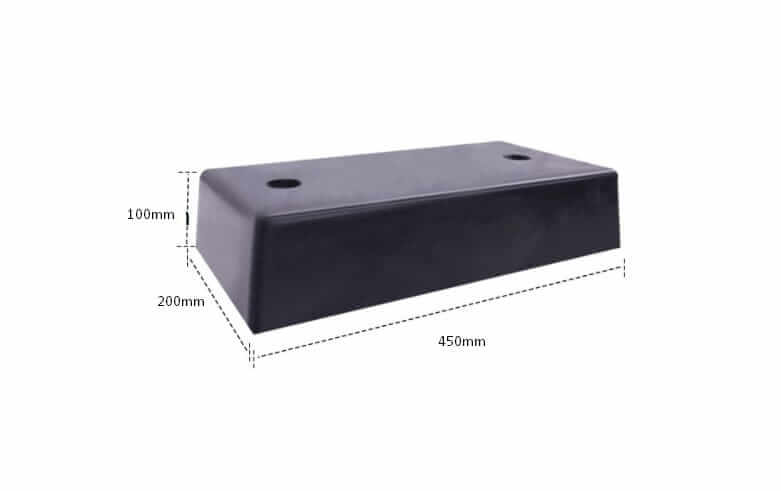 Dock Bumper for Trailers and Loading Ramps, 45/20/10 cm - OR-4521U